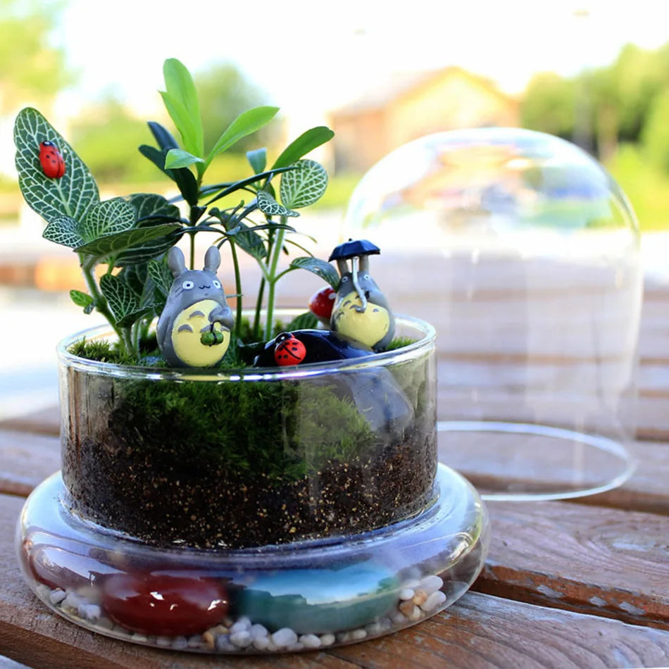 Totoro Mini Figure PVC 1-3cm Anime Micro Landscape Ornament