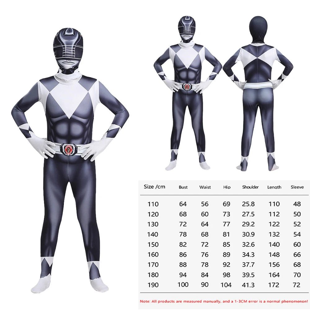 Samurai Sentai Shinkenger Cosplay Jumpsuit & Mask Set for Adults
