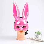 Black White Rabbit Mask Halloween Party Decoration Party Long Ears Rabbit Bunny Mask Costume Cosplay ﻿