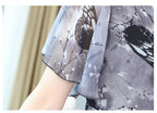 Women floral Chiffon Flower Dress 2026 trends new in Ladies Elegant V Neck short Sleeve korean style Summer Dress Female Clothes