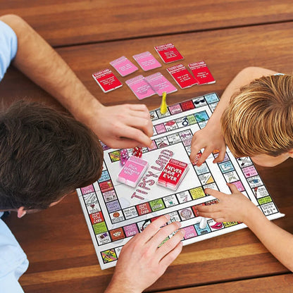 Tipsy Drinking Board Game Leather Land Drinking Games for Adults Interactive Girls Night Drinking Games Bachelorette Party Games SS69