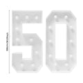 Bymaocar 100cm Giant LED Number Light for Birthday & Wedding Decor