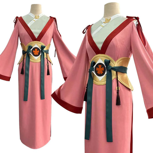 HOLOUN Anime Haruno Sakura Cosplay Costume Dress Daily Wear Cos Convention Halloween Christmas Gift