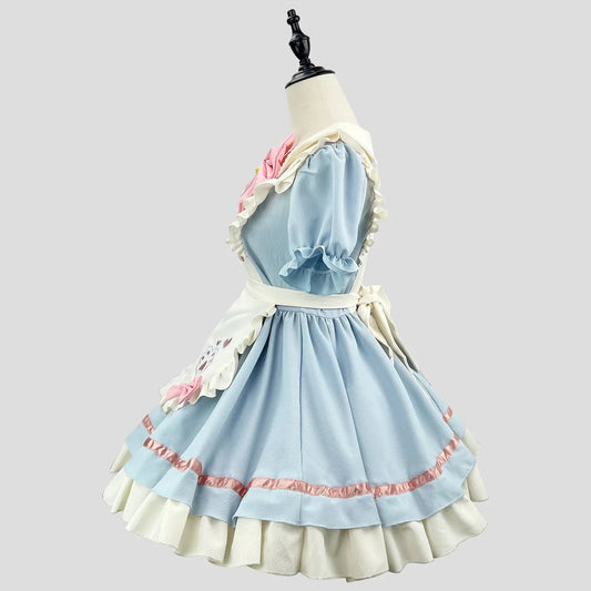 Cat Lolita Maid Dress Costumes Cosplay New Cute for Cat Girls Woman Waitress Maid Party Stage Costume size S-5XL Anime  DRESSES SS69