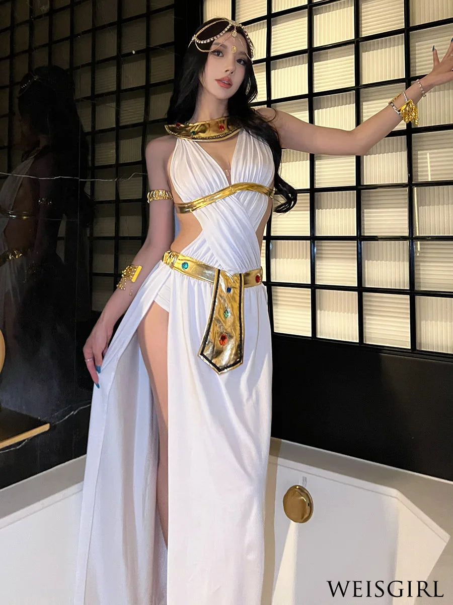 Belly Dance Costume Women's Sexy Arabian Princess Costume Fancy Indian Dance Embroider Bollywoods Jasmine Dress Egyptian Queen