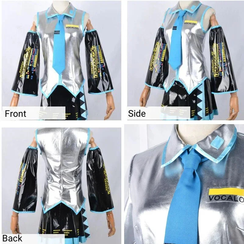 Unisex Cotton Anime Cosplay Costume Set - Breathable Knit Top & Pants