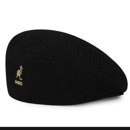 New Luxury Wool Beret Hat Women Men Four Seasons Knitted Thin Breathable Mesh Berets Cap Autumn Winter Beanie Stars Same Style