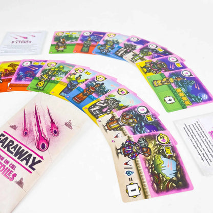 Faraway Board Game 2-6 Players Party Funny Table Game  Friends Entertainment Strategy Cards Game - PEOPLE FROM BELOM Expansion