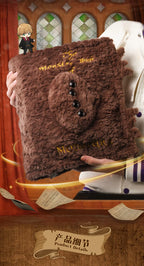 Hugkis Harry Potter Plush Toy Magic School Around The Monster Book Pendant Monster Book Pillow Fans Holiday Gifts