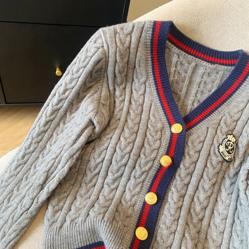 New 2024 Autumn Winter Cashmere Top Women V Neck Pullover Warm Knitwear Jumper Woman Clothes Twist Outwear Knited Tops Women