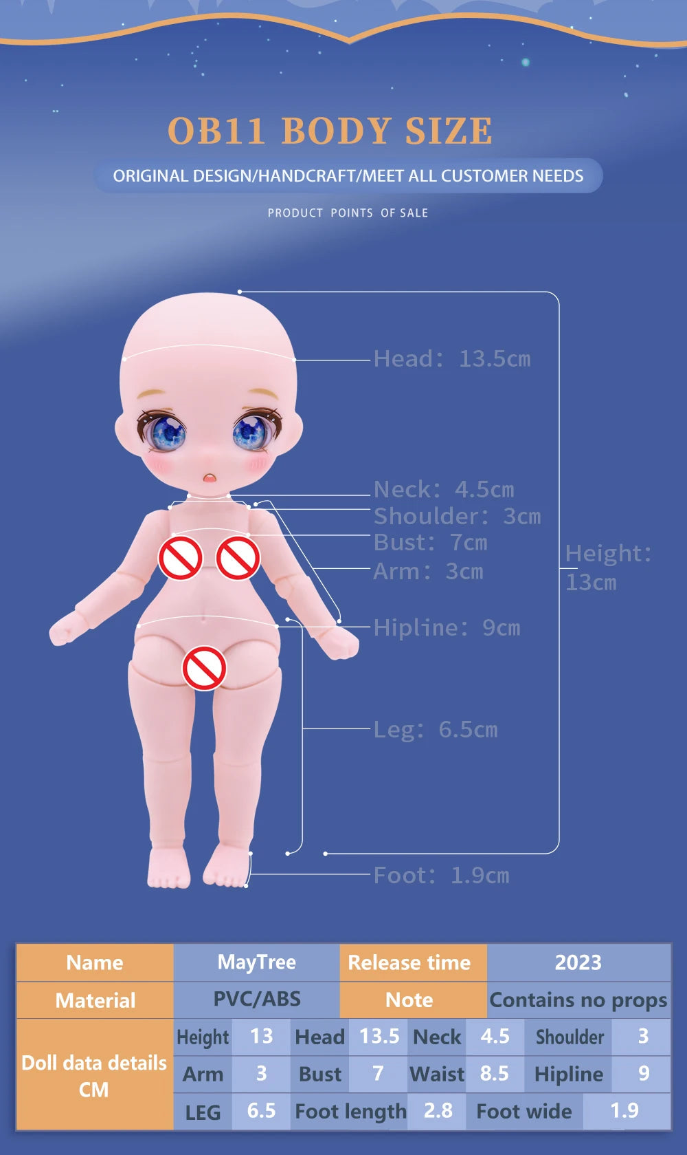 ICY DBS Dream Fairy Maytree OB11 doll 13 ball joint body constellation series Collectible Cute Animal 13cm SD gift BJD SS69