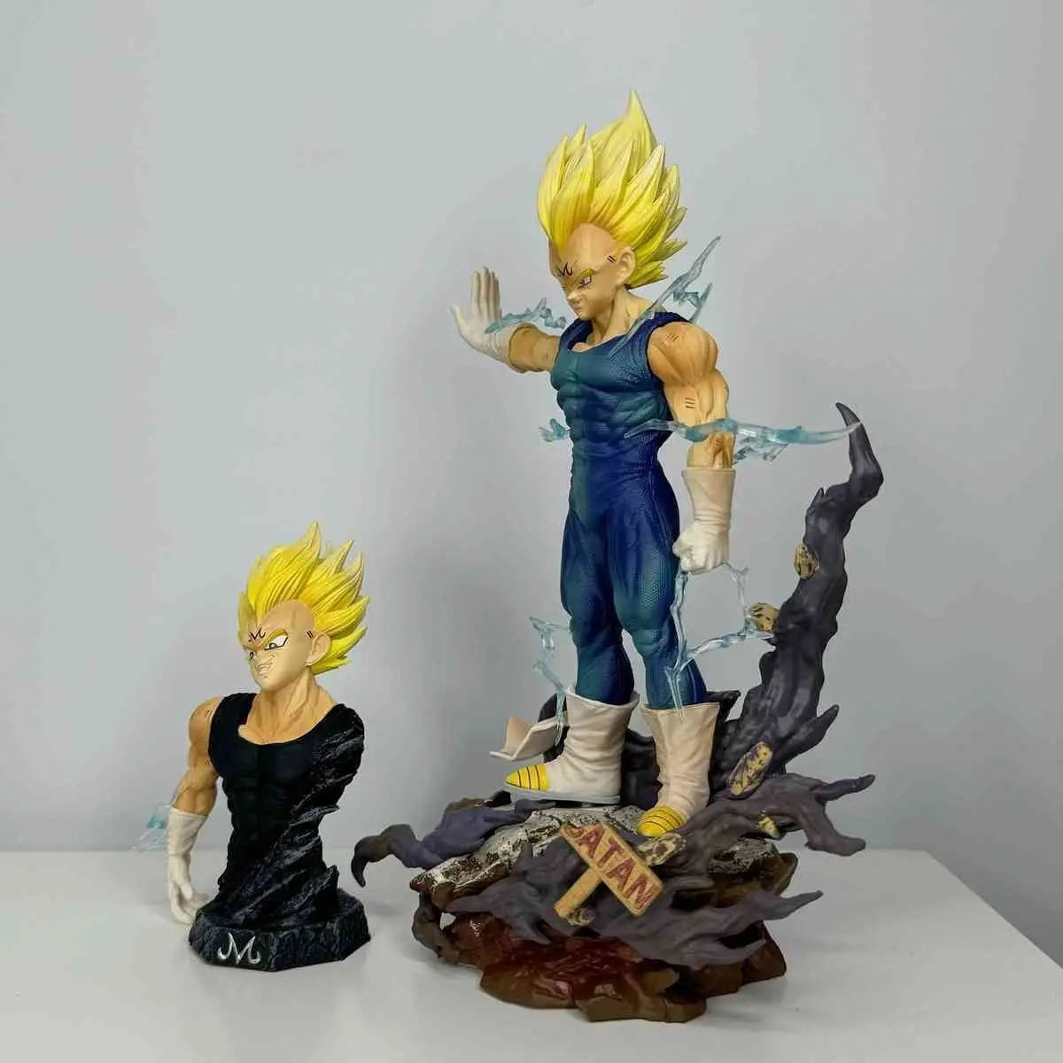 Dragon Ball Z Figure Majin Vegeta Anime Figurine 22cm PVC Action Figures Decoration Collection Model Toys Kids Christmas Gifts SS69