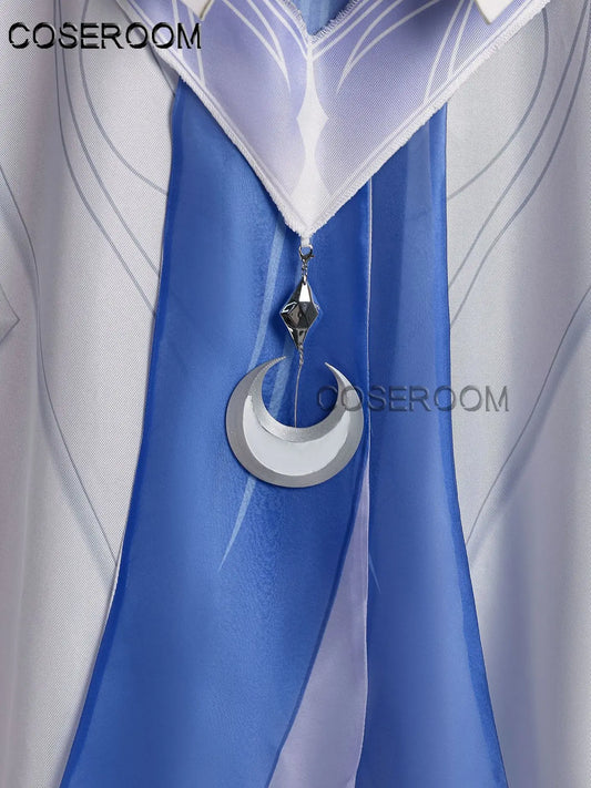 Genshin Impact Columbina Cosplay Costume Set Polyester Uniform for Women