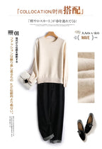 Autumn And Winter Cashmere Sweater Women's Crew Neck Pullover Casual Knitted Top Women's Short Undercoat Fashion 18 Colors SS69
