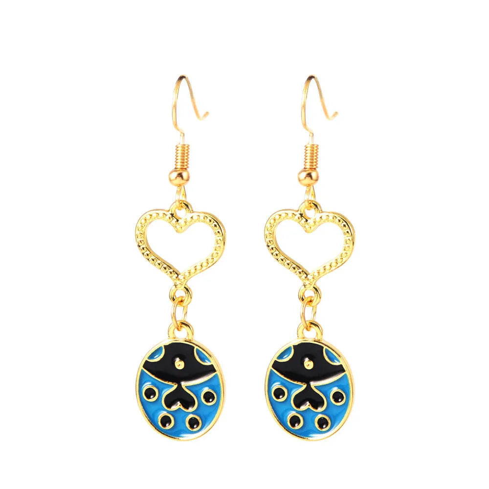 Brdwn JoJo Jean Pierre Polnareff Rohan Kishibe Bruno Bucciarati Kakyoin Noriaki Cosplay Earrings