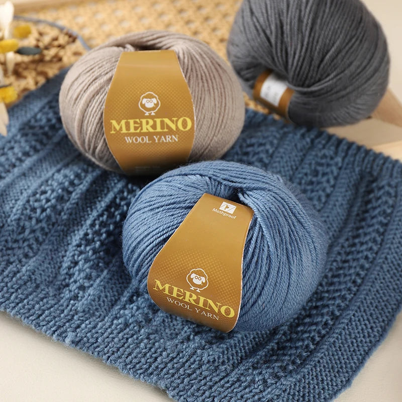 500g of High-Quality 212 Medium-Fine Alpaca Wool Yarn, Suitable for Knitting Sweaters, Scarves, and Hats, 10 Skeins/Pack