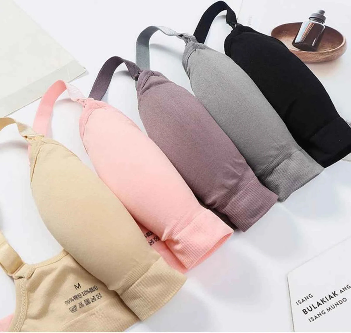 3pcs/Set High Quality Maternity Nursing Bras Cotton Breastfeeding Pregnant Underwear Seamless Large Size Breathable Bra Push Up