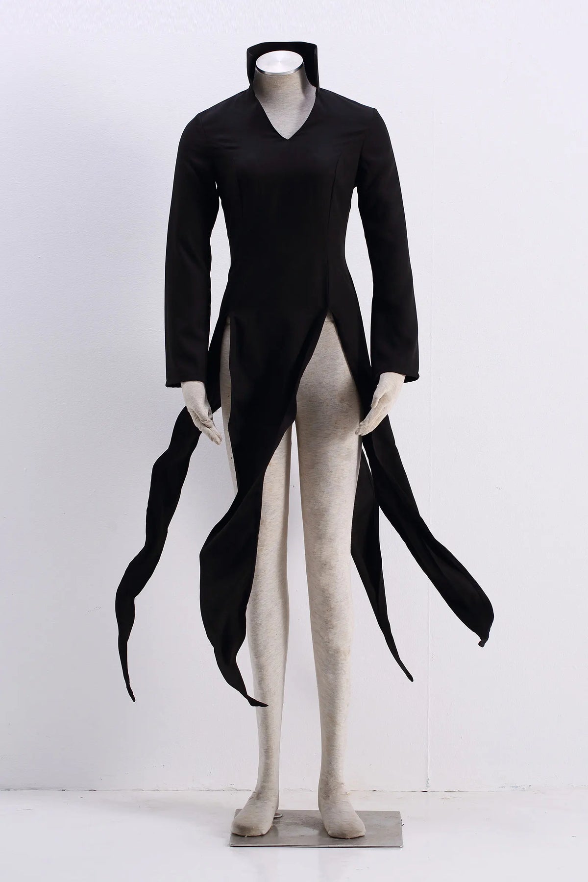 RZCOSYZH Women's Tatsumaki Anime Cosplay Costume Black Polyester Dress