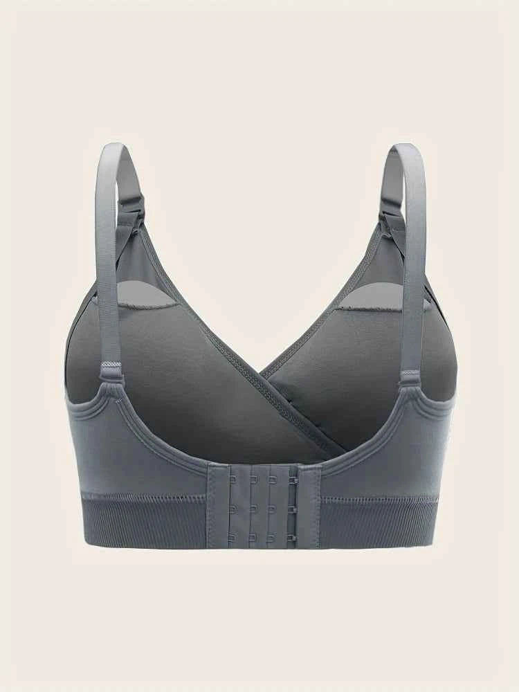 3 PCS Set Breathable Front Open Nursing Bra Maternity Underwear Pregnancy Bra Full Cup Wireless Comfortable Breastfeeding Bra