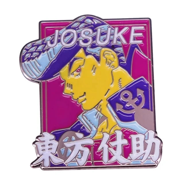 JoJo's Bizarre Adventure Enamel Lapel Pin Collect Badge Cute Children Gift Jewelry Adorn Backpack Hat Collar Brooches