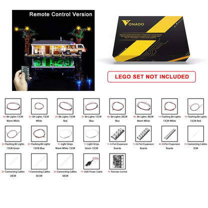 Vonado LED Light Set City 75810 Stranger Things The Upside Down Building Blocks Bricks Set DIY Toys Kit No Model SS69 89.69 RC Version