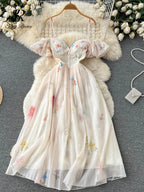 SINGREINY Off-the-Shoulder Sweetheart Corset Maxi Dress