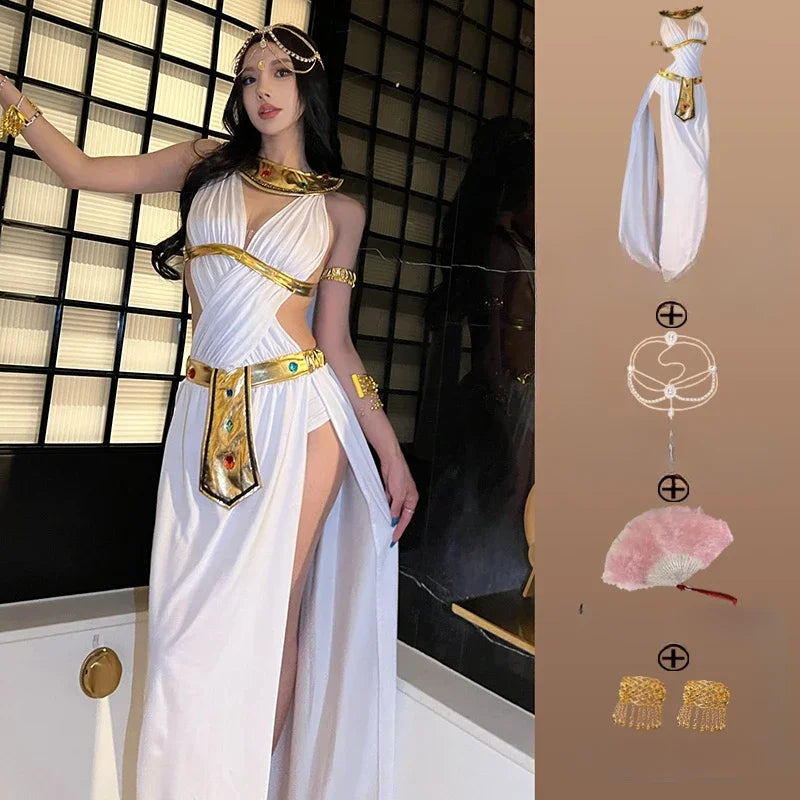 Belly Dance Costume Women's Sexy Arabian Princess Costume Fancy Indian Dance Embroider Bollywoods Jasmine Dress Egyptian Queen