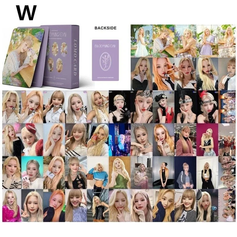 KPOP 55cards/set (G) I-DLE Album Card I FEEL Album GIDLE Ye Shuhua MINNIE Printed Photo Card LOMO Card Gift For Girls Collection SS69