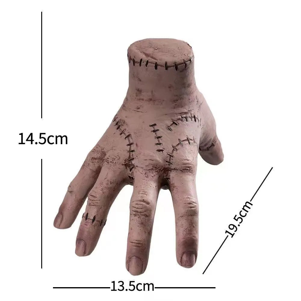 Halloween Horror Props Broken Hands Horror Wednesday Thing Hand Toy Latex Figurine Home Decor Desktop Crafts Party Costume Prop