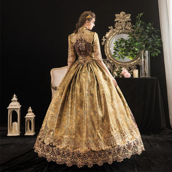 Victorian Masquerade Dresses for Women, Renaissance Dress, 18th Century, Baroque Rococo Marie Antoinette, Historical Clothing SS69