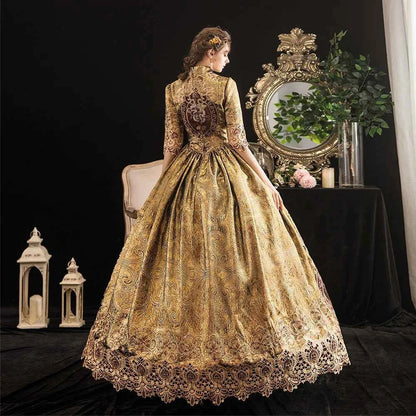 New Victorian Masquerade Ball Gown for Women, 18th Century, Marie Antoinette Costume, Historical Theater Clothing, Party Dress