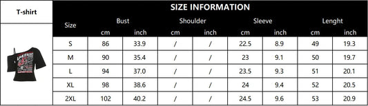 Off Shoulder Retro Y2k Tops Letter Print Short Sleeve T-Shirt Harajuku Slimming Women Top 2025 Summer New Women's Clothing SS69