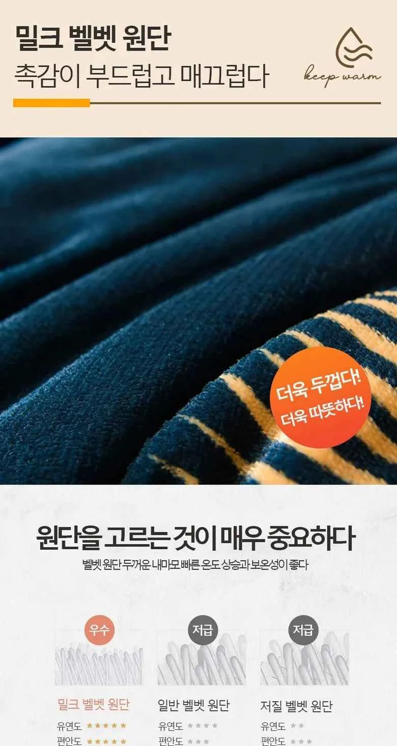 Winter Bedding Thick Quilt Blanket Thickened Warm Flannel Fleece Comforter for Cold Nights Set Bed Duvets Quilts the Blankets