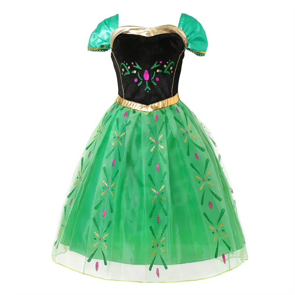 YOFEEL Girls Princess Tulle Sequins Ball Gown for Parties