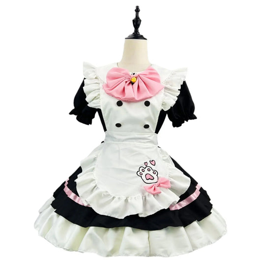 Cat Lolita Maid Dress Costumes Cosplay New Cute for Cat Girls Woman Waitress Maid Party Stage Costume size S-5XL Anime  DRESSES SS69