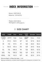 SENTUBILA Women's 100% Wool Long Wrap Coat with Belted Waist