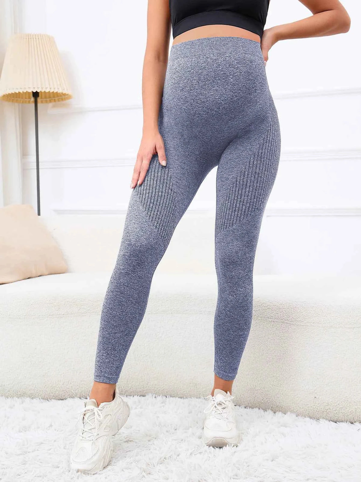 Pregnant Women's Thin Bottoming Pants Spring And Summer New Maternity High Elastic Belly Support Pants