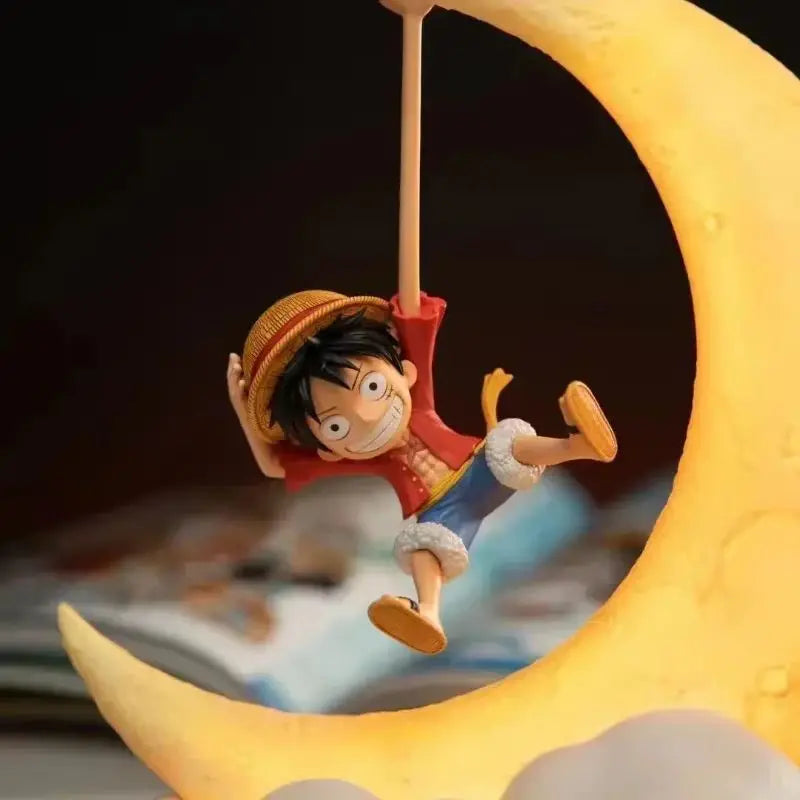 Bandai One Piece Luffy Magnetic Moon Lamp