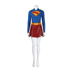 Supergirl Cosplay Costume Set with Jumpsuit, Cape, and Belt