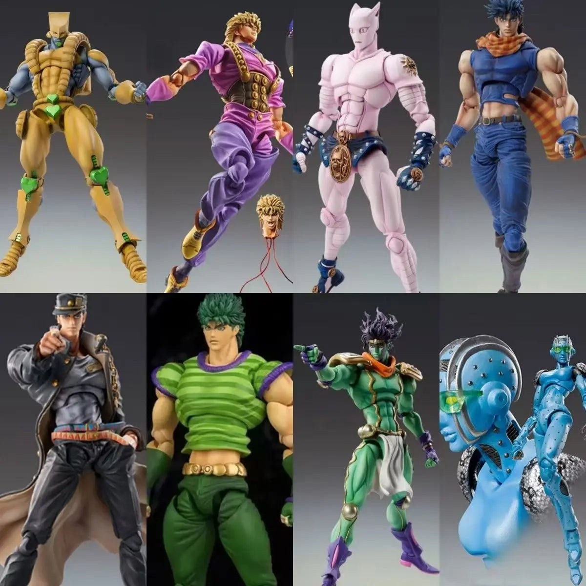 JOJO s Bizarre Adventure Blind Box Figure 3 9cm 10 30cm Anime Collectible Model Toy Random Surprise Gift PVC Figurine for Fans