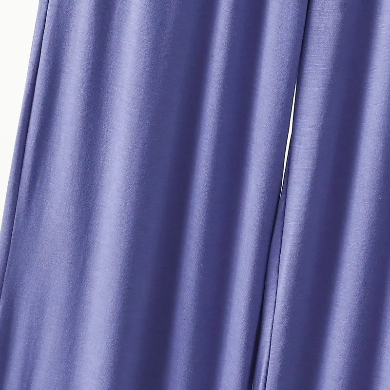 Modal Wide Leg Pants - High Elastic, Large Size Trousers