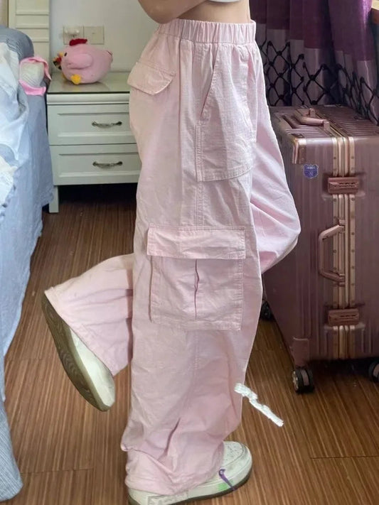 HOUZHOU Y2k Vintage Baggy Jeans Shorts Woman Streetwear Jorts Korean Harajuku Gothic Oversized Denim Pants Embroidery Summer SS69