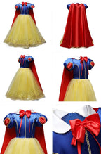 Girls Princess Cosplay Costume Dress - Flower Print