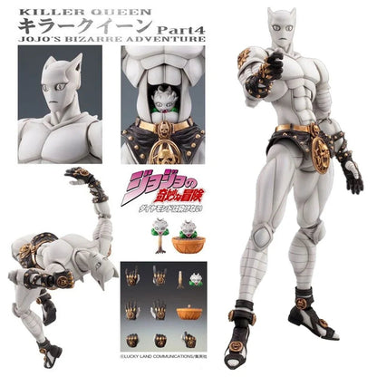 15cm Anime Jojo's Bizarre Adventur Figure Pink Killer Queen Action Figure Model Doll Toy Figurine For Kid Brithday New Year Gift SS69 40.69 15CM A / 15cm