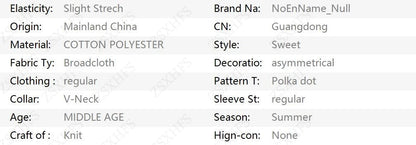 Harajuku Women T shirts Clothes Pink Vintage 2000S Casual Polka Dot Femme Tee Kawaii Sweet T shirt Cute Girl Crop Tops Y2k Top SS69