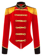 Women Circus Ringmaster Costume Showman Majorette Tassel Tailcoat Jacket Halloween Carnival Lion Tamer Cosplay Costumes
