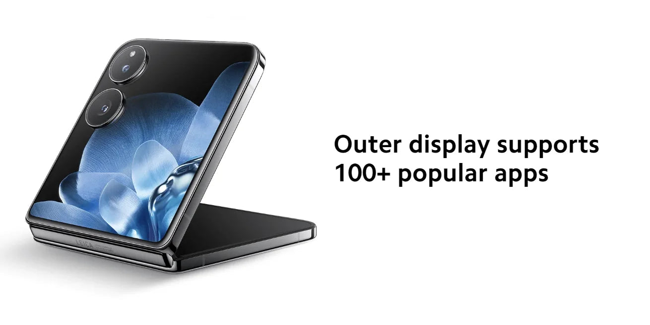 Global Version Xiaomi MIX Flip Snapdragon 8 Gen 3 Smartphone 4.01" All Around Liquid Outer Display 4780mAh Xiaomi Surge Battery SS69