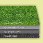 Aritificial Realistic Grass Pad, Simulation Pet Lawn Mats, Thick Synthetic Fake Mat For Outdoor Garden Patio Landscape Dog Pet S