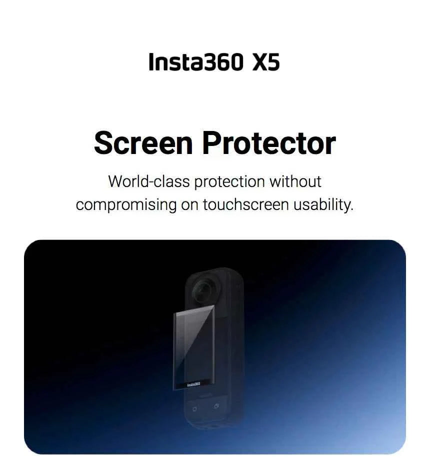 Insta360 X5 Screen Protector Standard or Cooling Tempered Glass Film For Insta 360 X5 Original Accessories