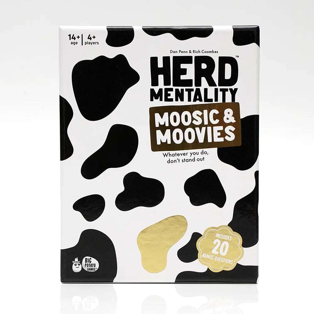 Herd Mentality and Moovies Edition Board Game: Hilarious Family Game | Loved By Millions | Best Christmas Board SS69